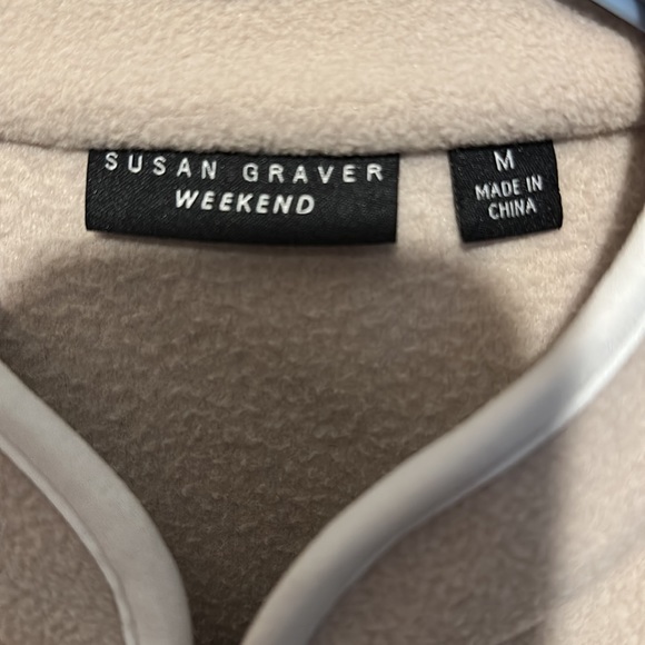 Susan Graver weekend size medium women’s Fleece vest - Picture 2 of 4